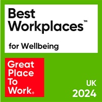 Great Place to Work UK Best Workplaces for Wellbeing 2024 Logo